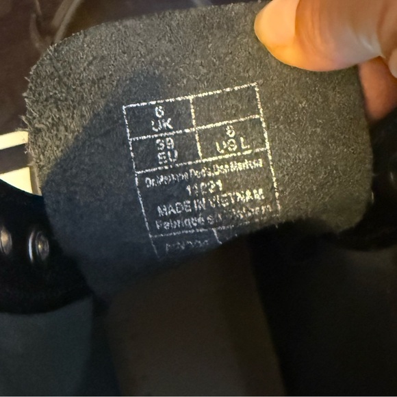 Dr. Martens Black Lace Up Combat Boots - Picture 9 of 9